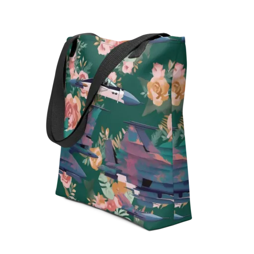 Bougainvillea Afterburner on a Tote Bag