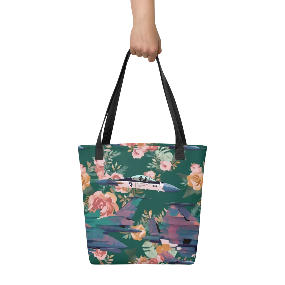 Bougainvillea Afterburner on Tote Bag — Front
