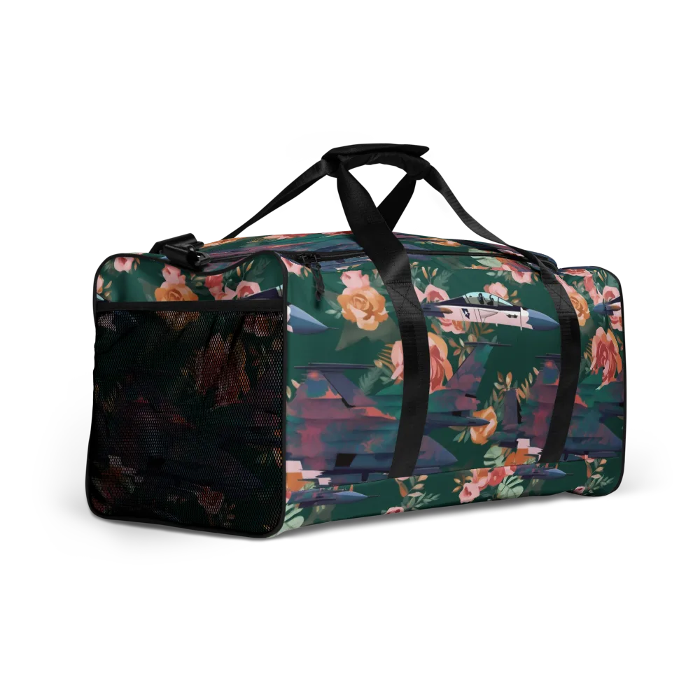 Bougainvillea Afterburner on Duffle Bag — Right Front