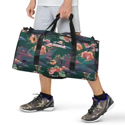 Bougainvillea Afterburner on a Duffle Bag