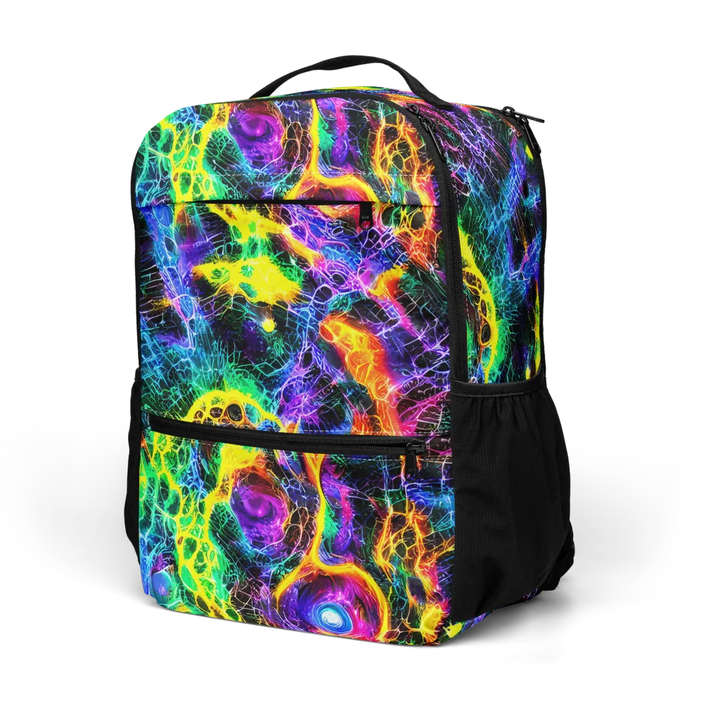 Vivid Veil on Utility Backpack — Left Front