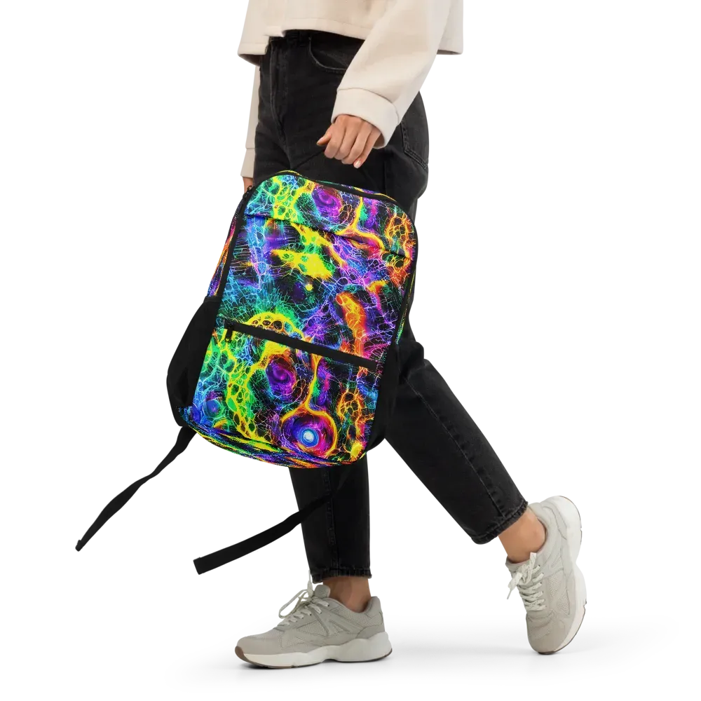 Vivid Veil on Utility Backpack — Front