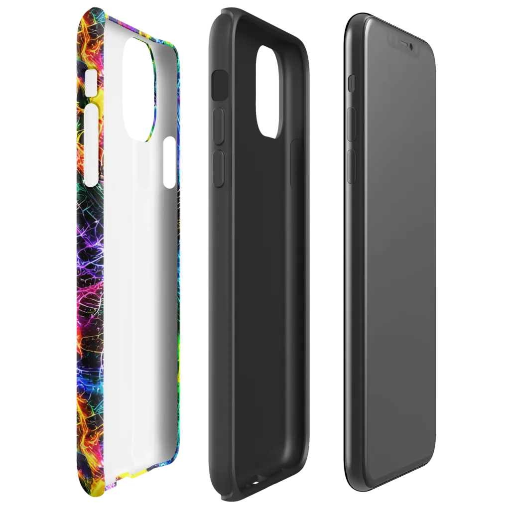 Vivid Veil on Tough Case for iPhone® — Right