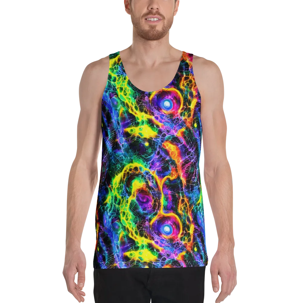 Vivid Veil on Men's Tank Top — Front