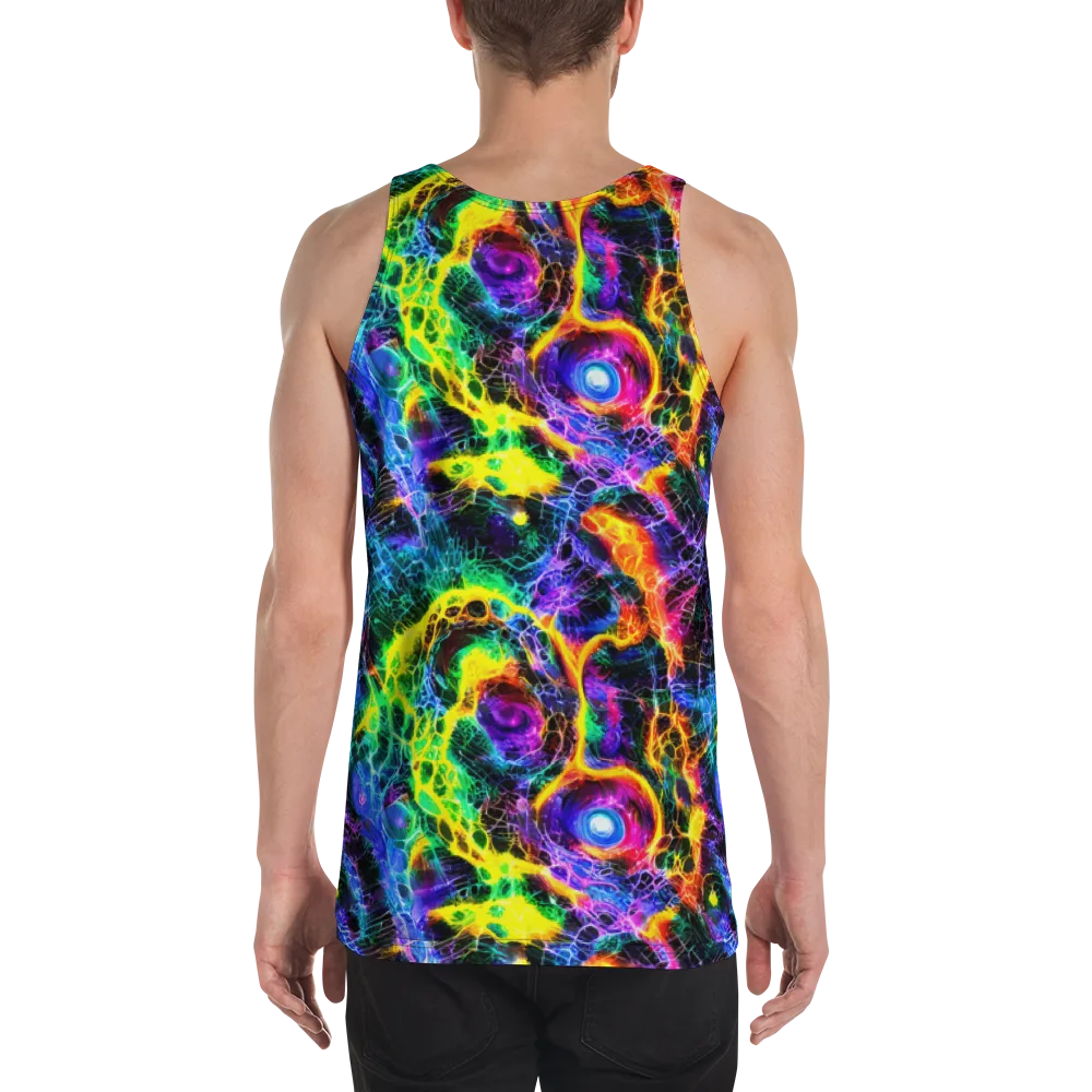 Vivid Veil on Men's Tank Top — Back