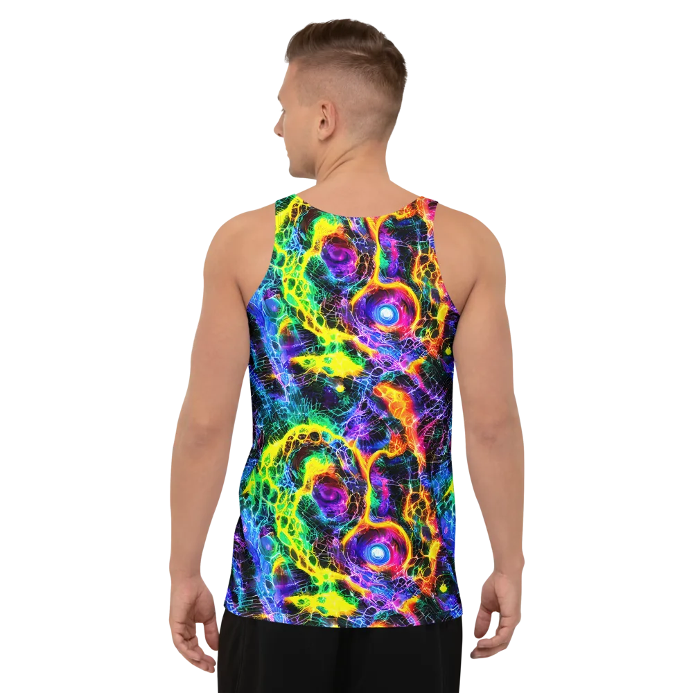 Vivid Veil on Men's Tank Top — Back