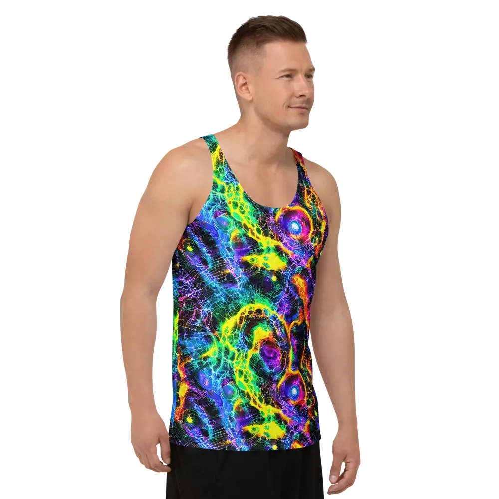 Vivid Veil on Men's Tank Top — Right Front