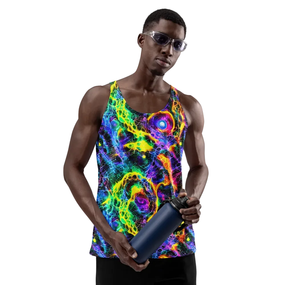 Vivid Veil on Men's Tank Top — Front