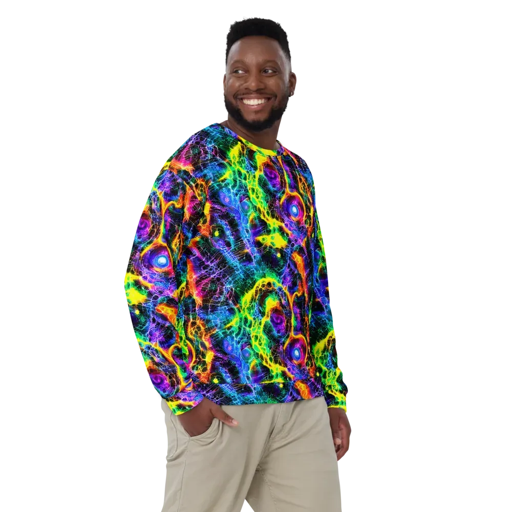 Vivid Veil on Sweatshirt — Front