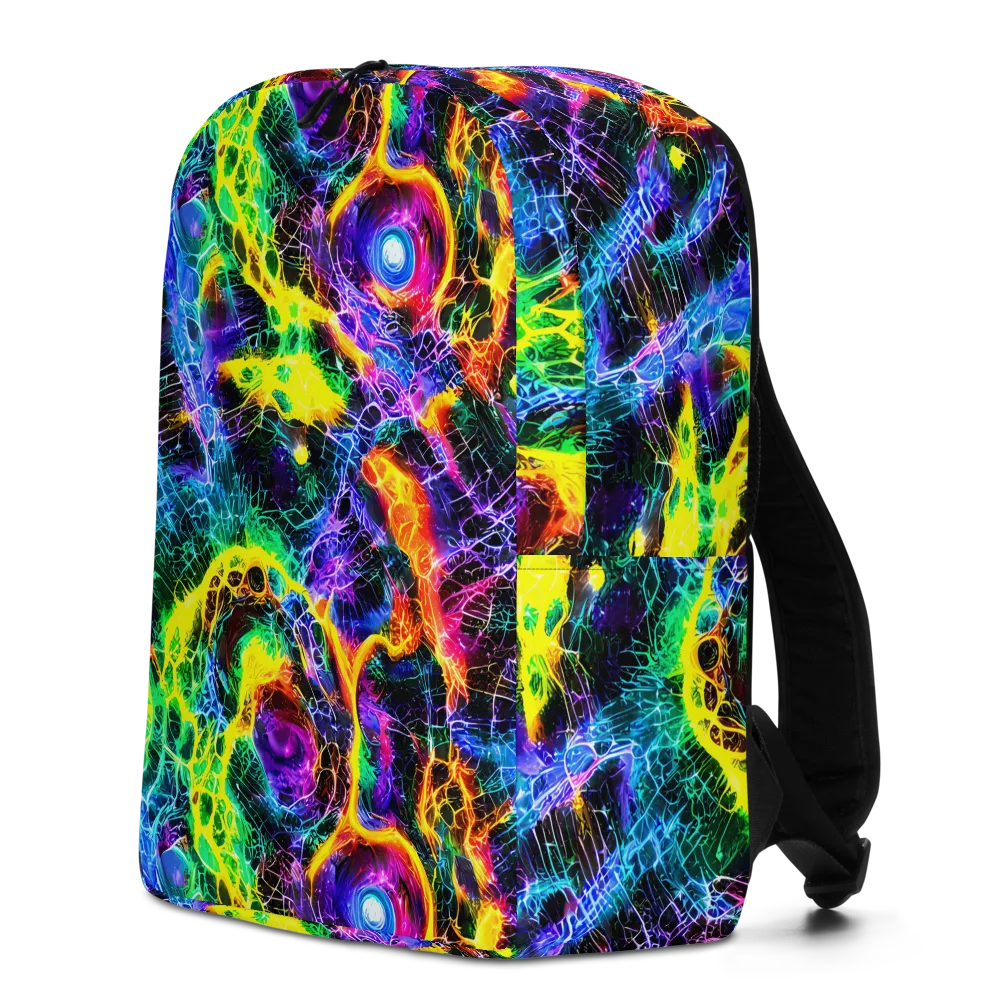 Vivid Veil on Minimalist Backpack — Left