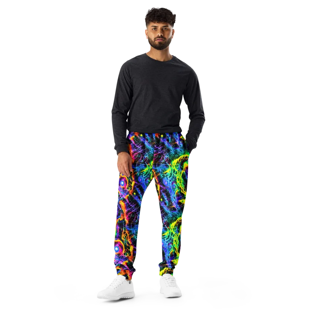 Vivid Veil on Men's Joggers — Front