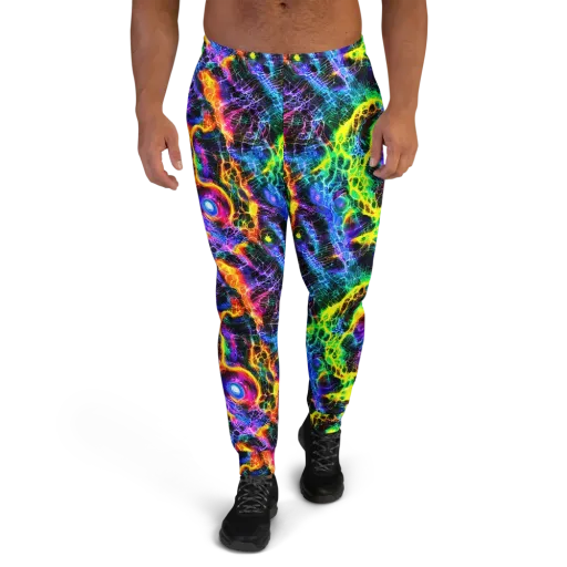 Vivid Veil on a Men's Joggers
