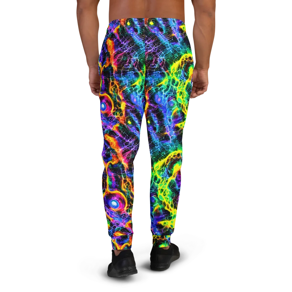 Vivid Veil on Men's Joggers — Back