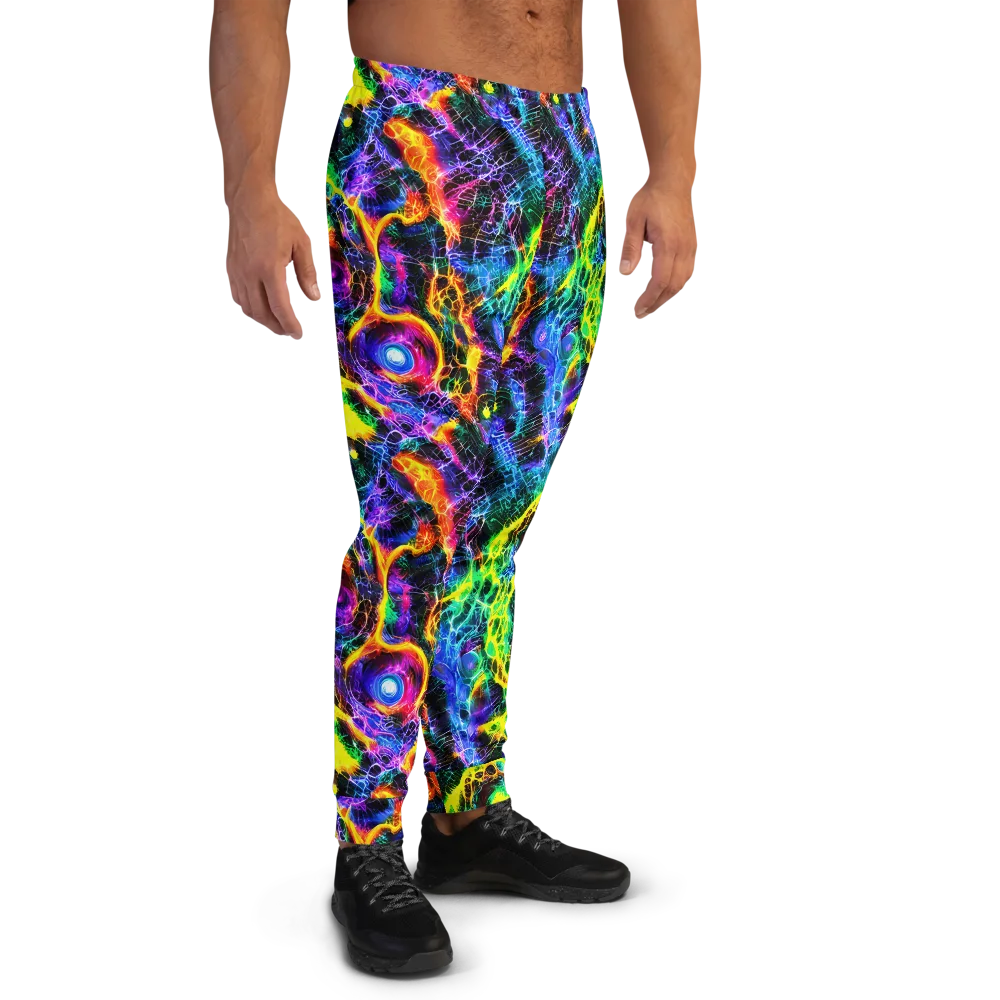 Vivid Veil on Men's Joggers — Right