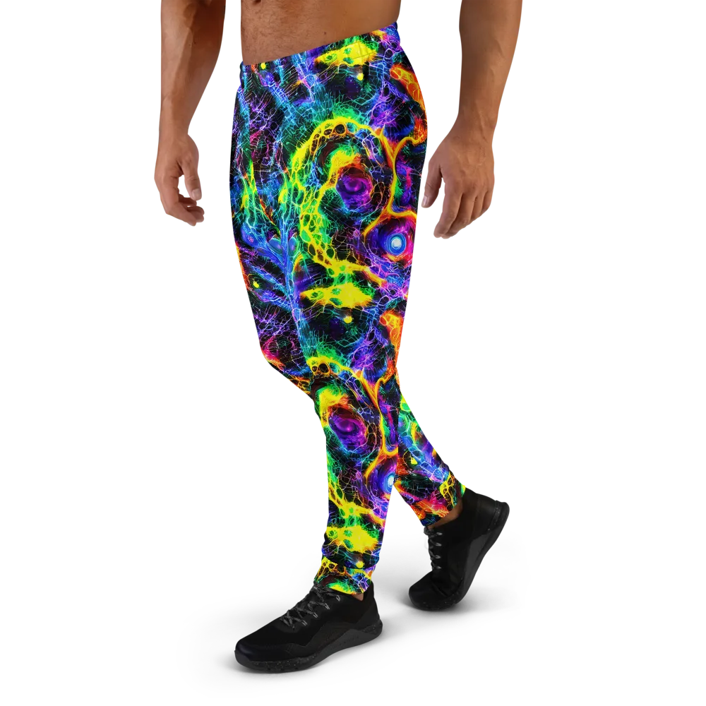 Vivid Veil on Men's Joggers — Left