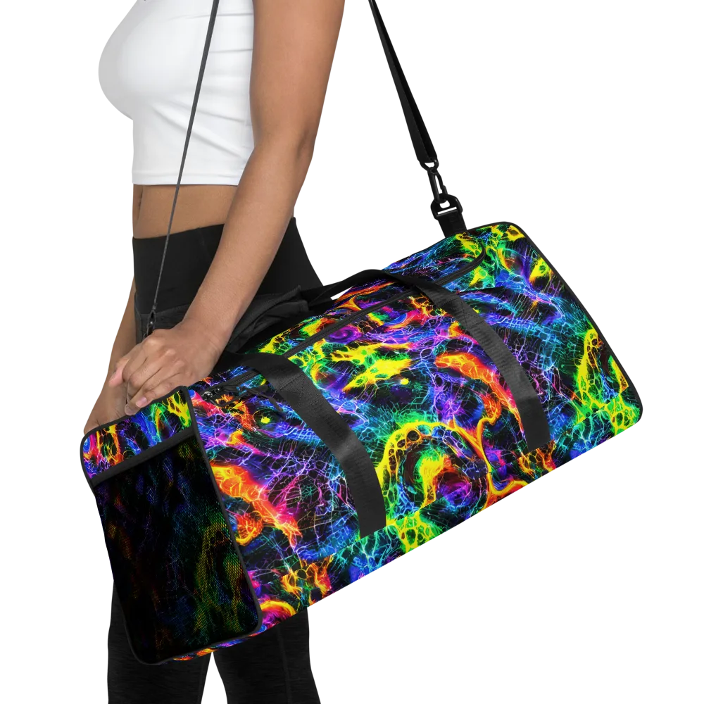 Vivid Veil on Duffle Bag — Front