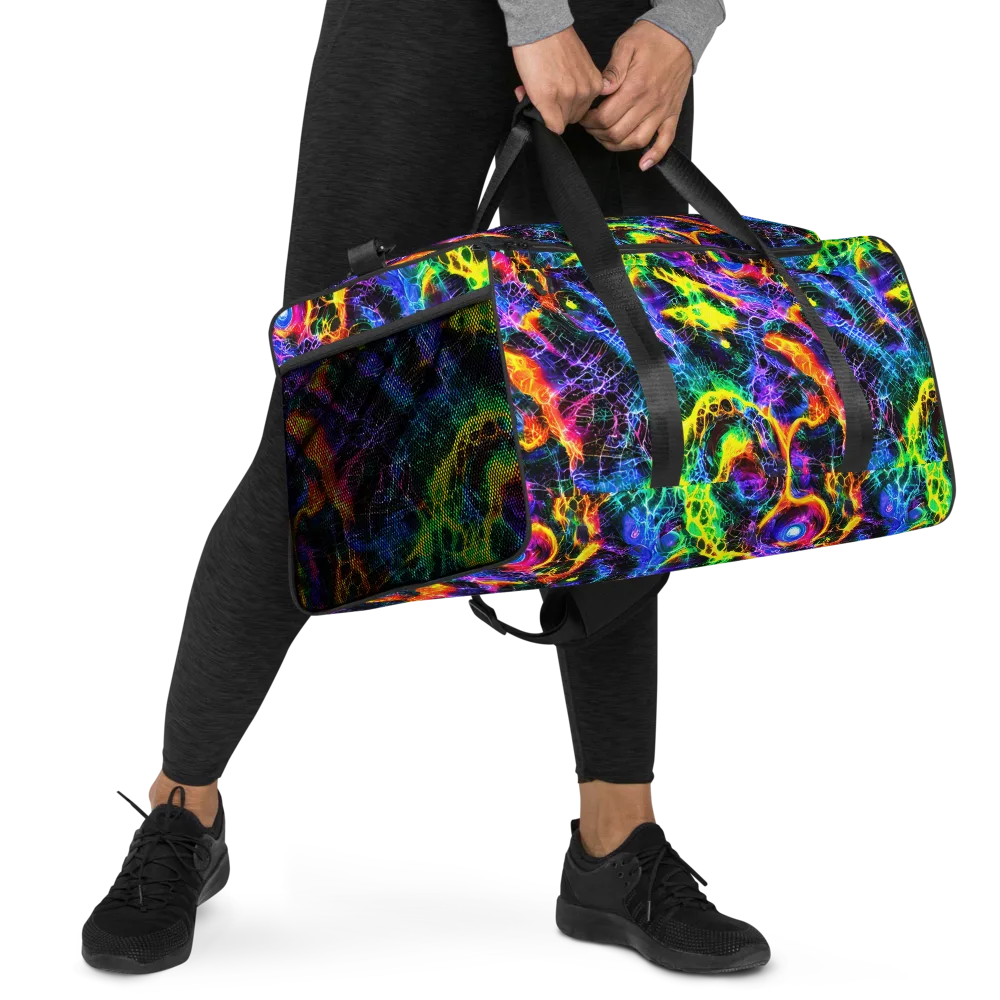 Vivid Veil on Duffle Bag — Right Front