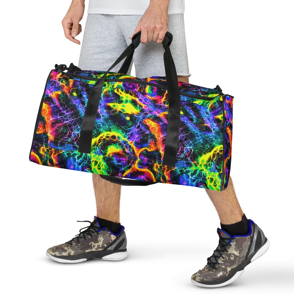 Vivid Veil on Duffle Bag — Front