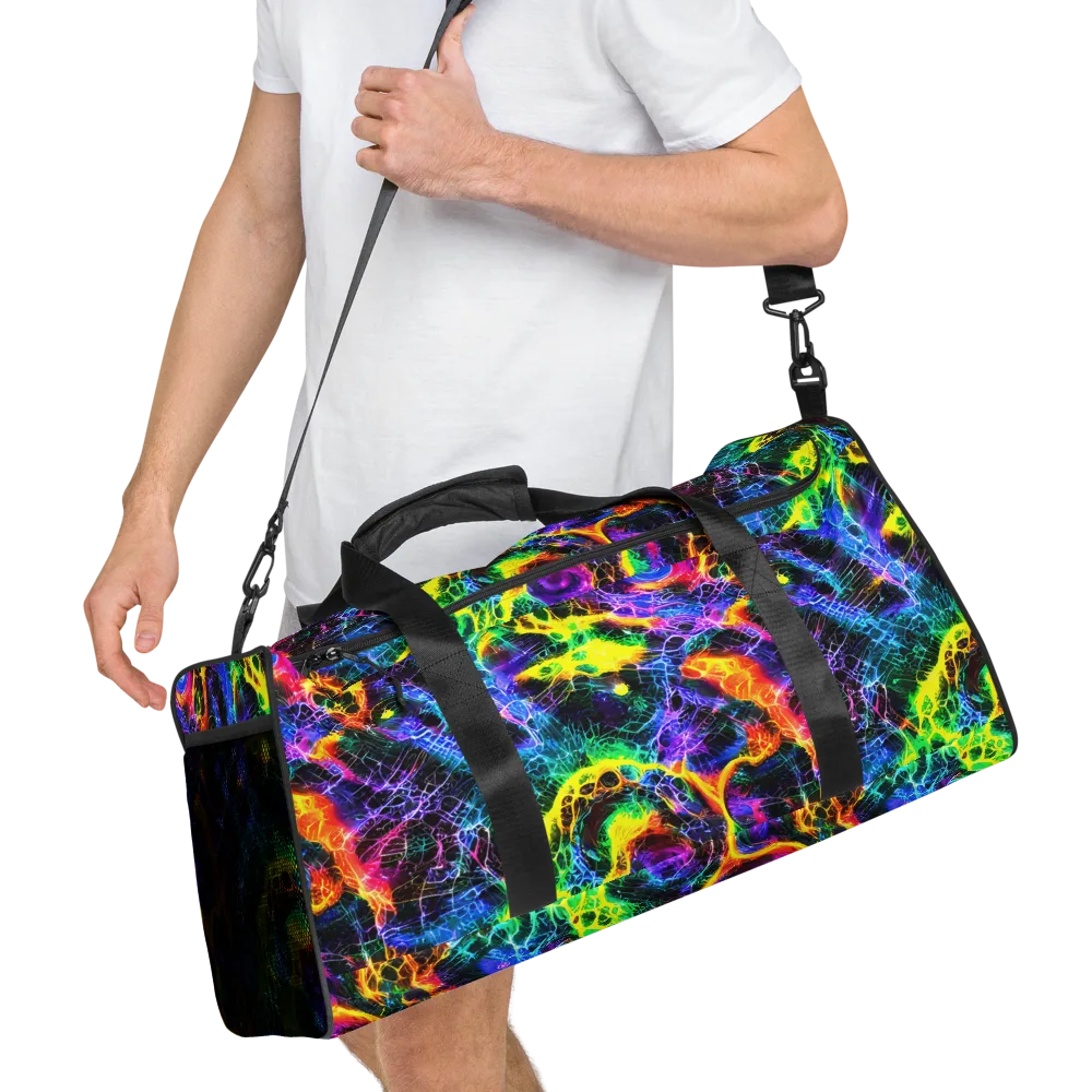 Vivid Veil on Duffle Bag — Right Front