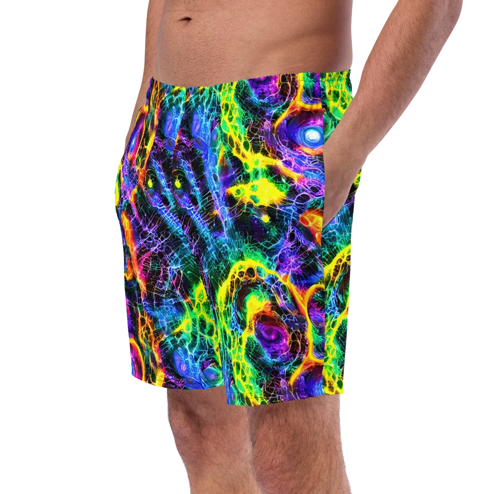 Vivid Veil on Swim Trunks — Left Front