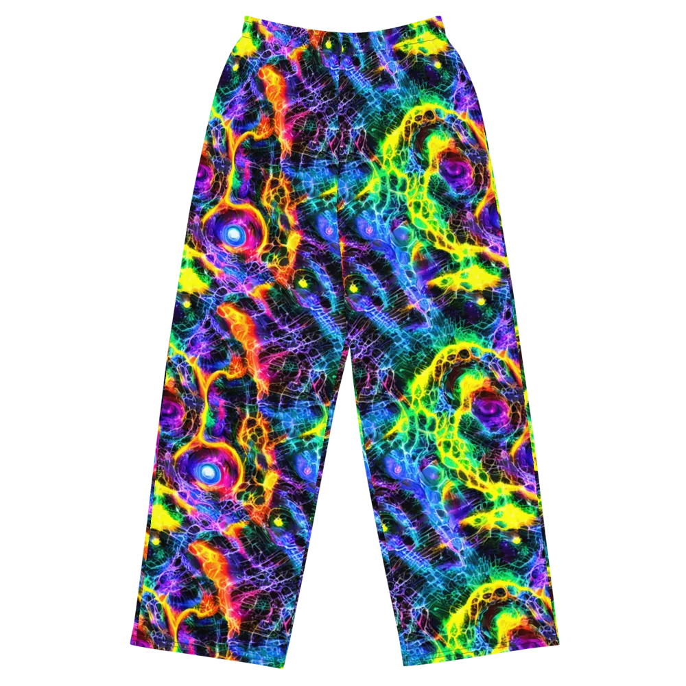 Vivid Veil on Wide-Leg Pants — Front
