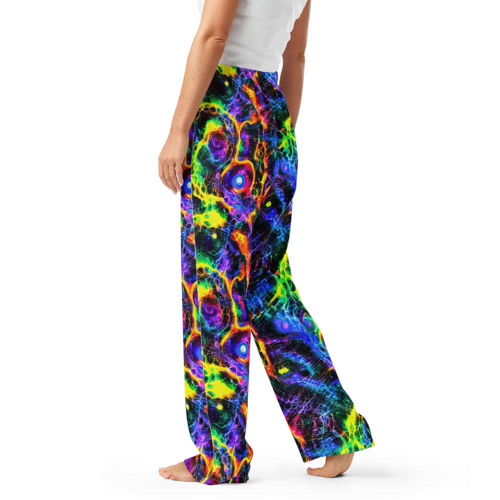 Vivid Veil on Women's Pajama Pants — Left