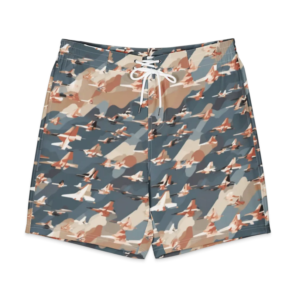 Jetstream Garden on Men's Board Shorts — Front