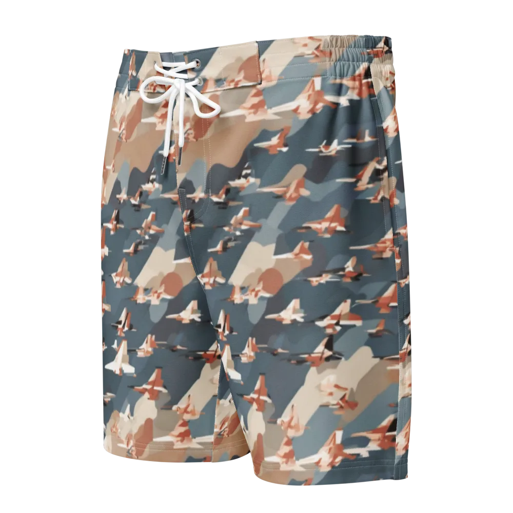 Jetstream Garden on Men's Board Shorts — Front