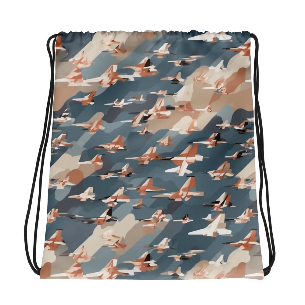 Jetstream Garden on Drawstring Bag — Photo
