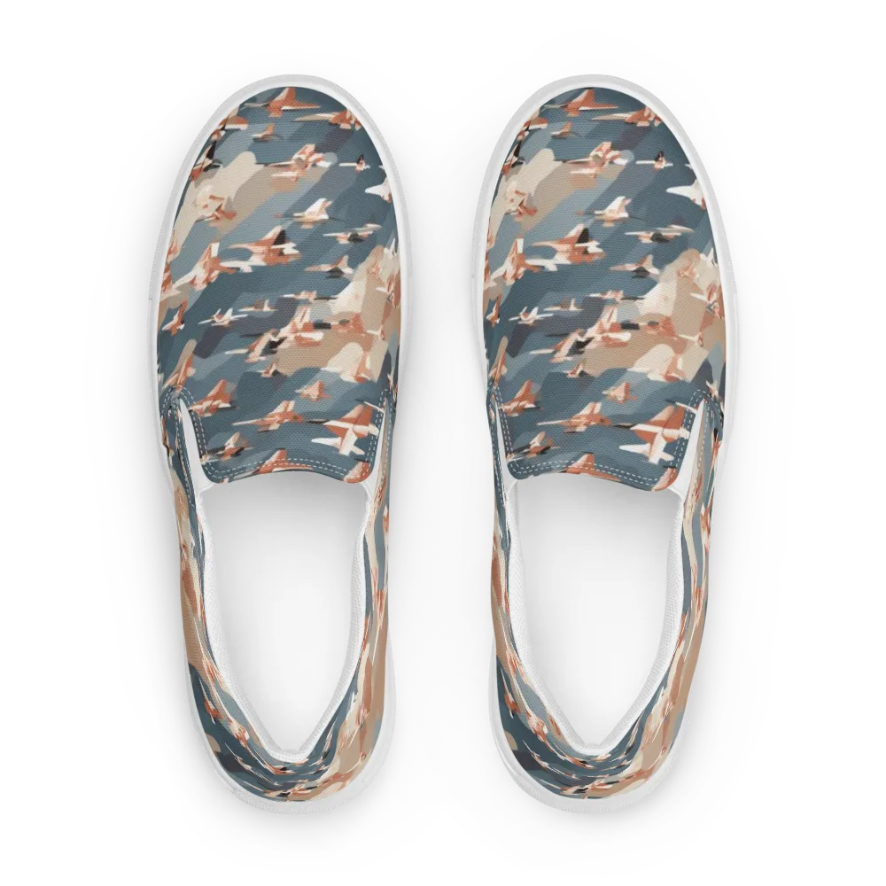 Jetstream Garden on Women's Slip-On Canvas Shoes — Front