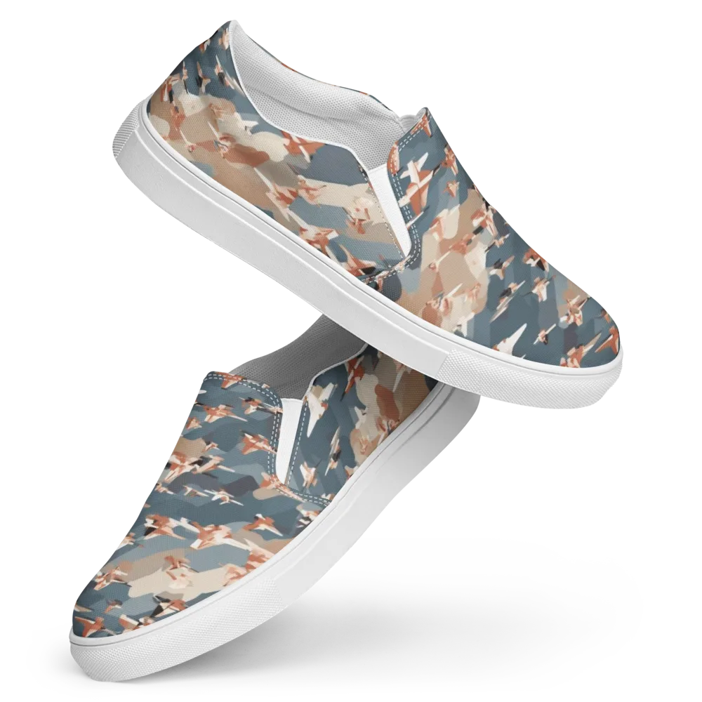 Jetstream Garden on Women's Slip-On Canvas Shoes — Front