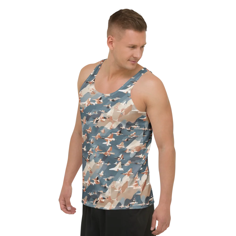 Jetstream Garden on Men's Tank Top — Left Front