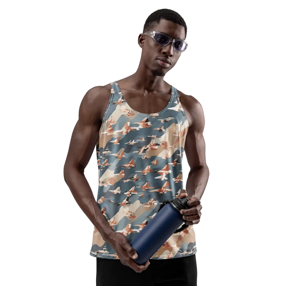 Jetstream Garden on Men's Tank Top — Front