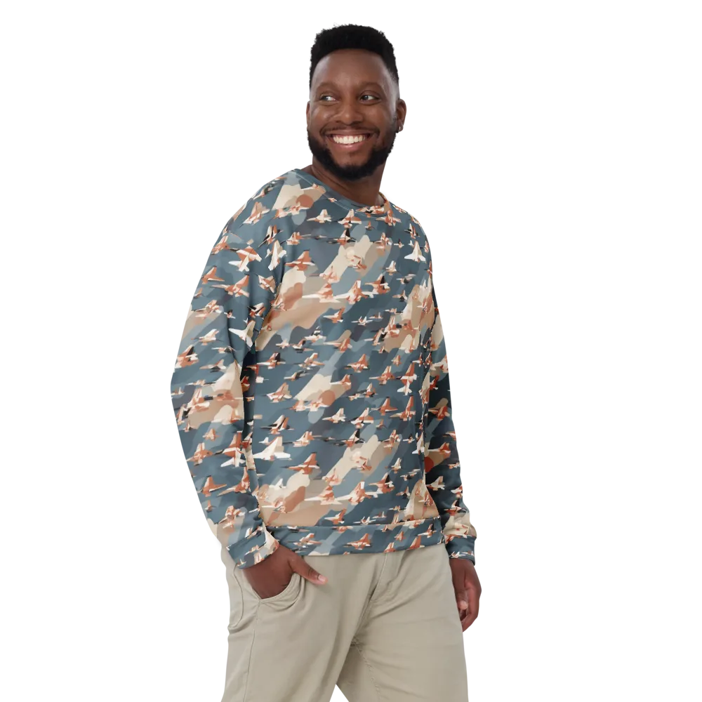 Jetstream Garden on Sweatshirt — Front