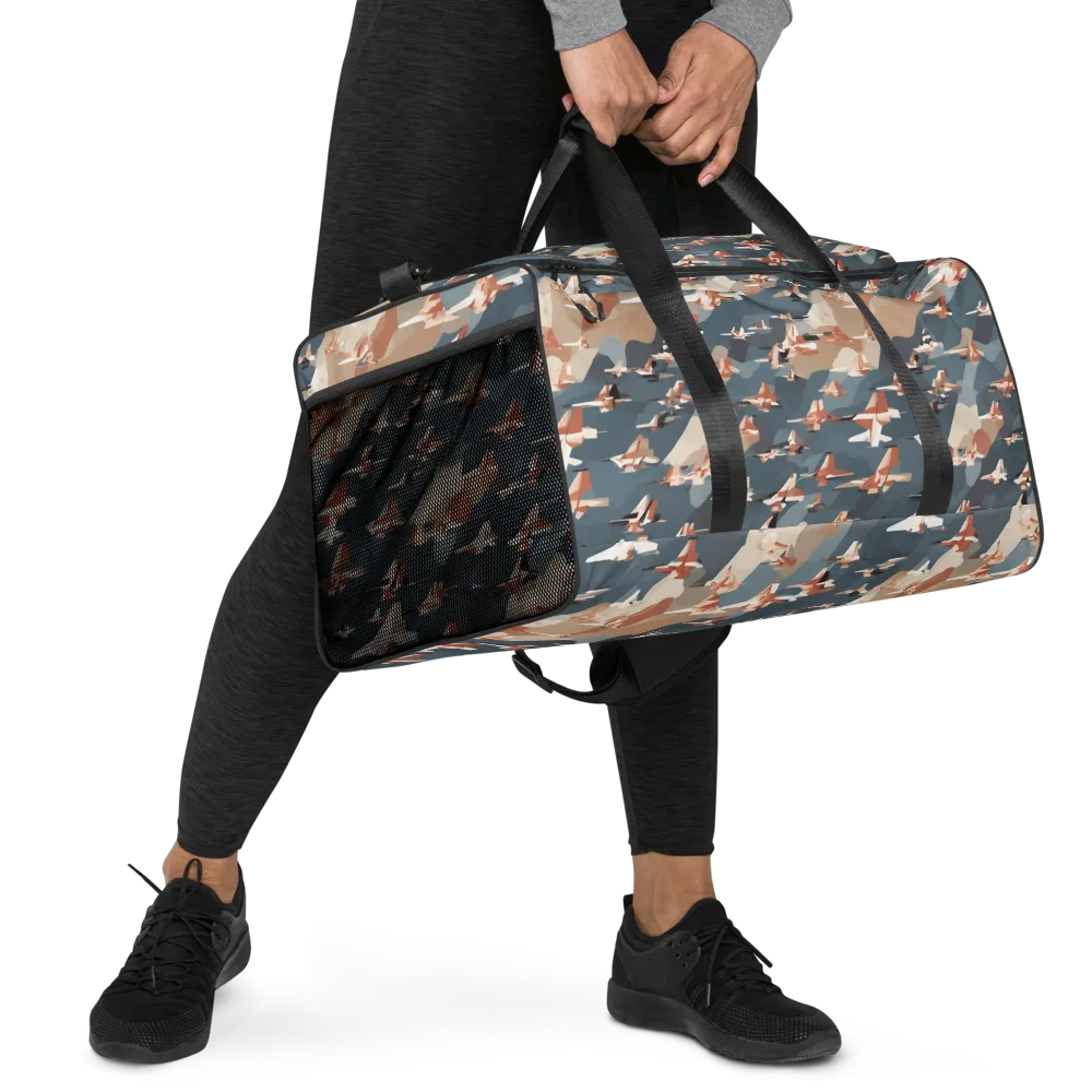 Jetstream Garden on Duffle Bag — Right Front