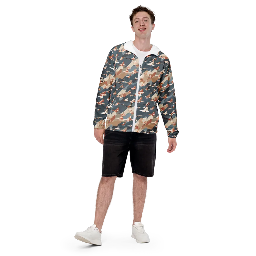 Jetstream Garden on Men's Windbreaker — Front