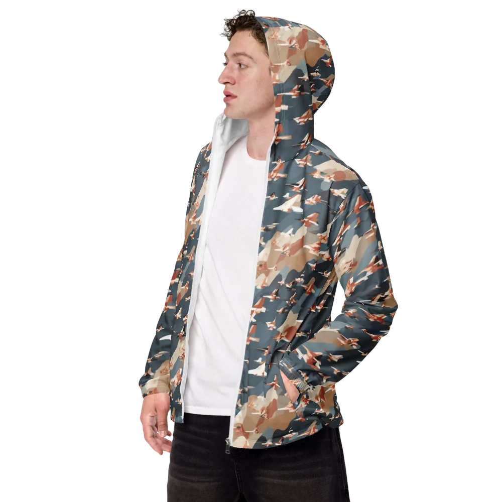 Jetstream Garden on Men's Windbreaker — Left Front