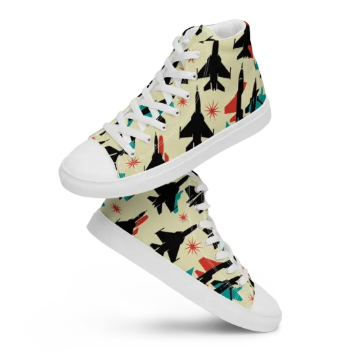 Jetstream Pop on a Men's High Top Canvas Shoes