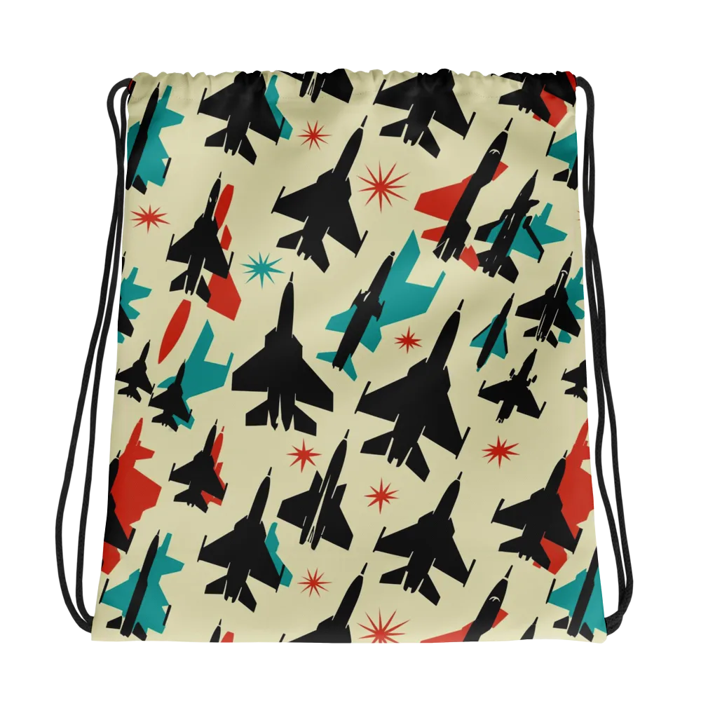 Jetstream Pop on Drawstring Bag — Photo