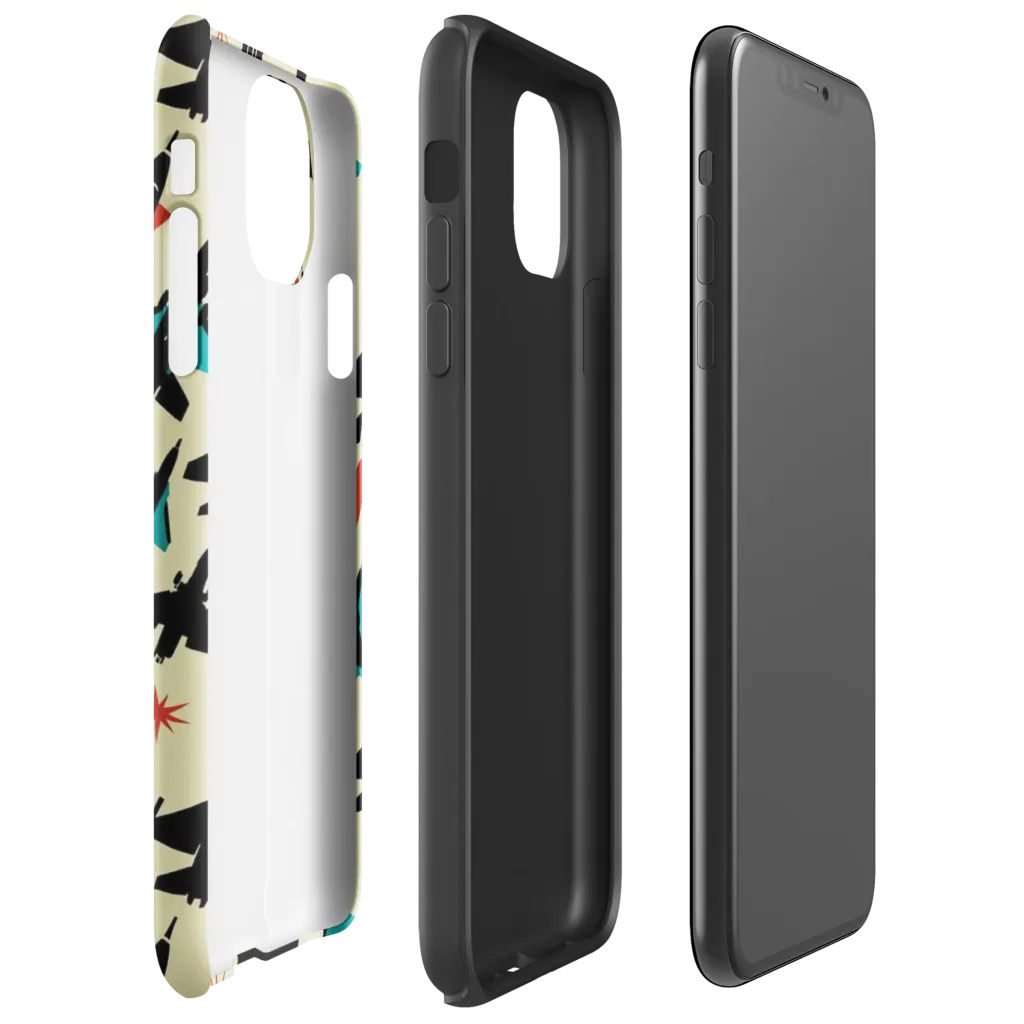 Jetstream Pop on Tough Case for iPhone® — Right