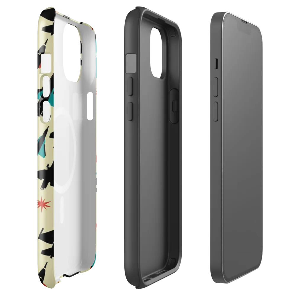 Jetstream Pop on MagSafe Tough Case for iPhone® — Front