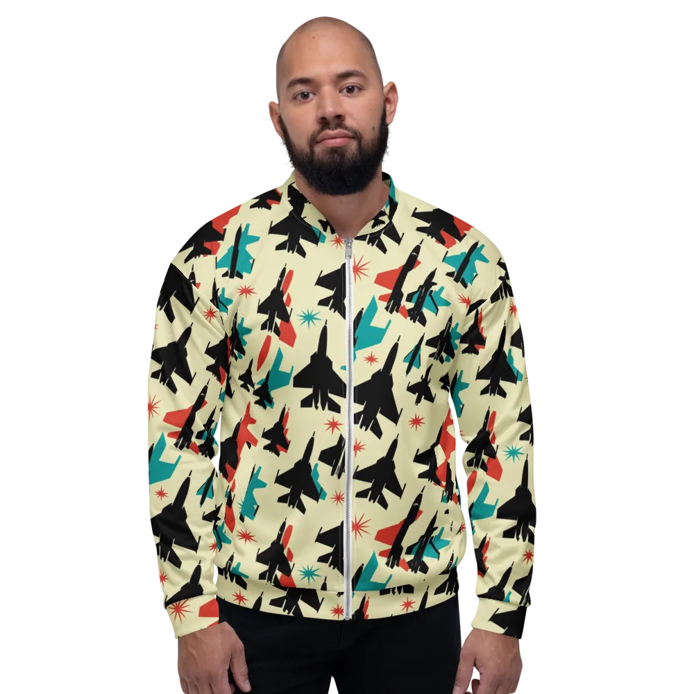 Jetstream Pop on Bomber Jacket — Front