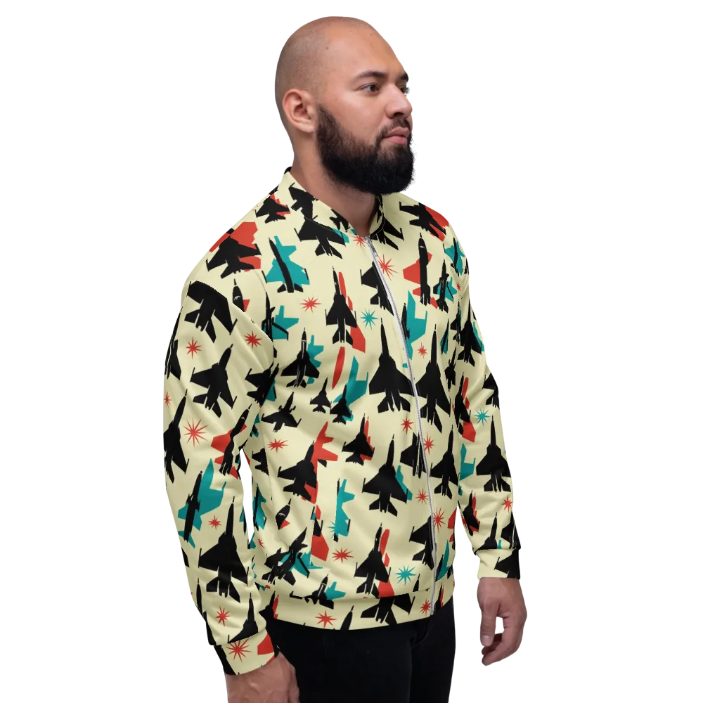 Jetstream Pop on Bomber Jacket — Right