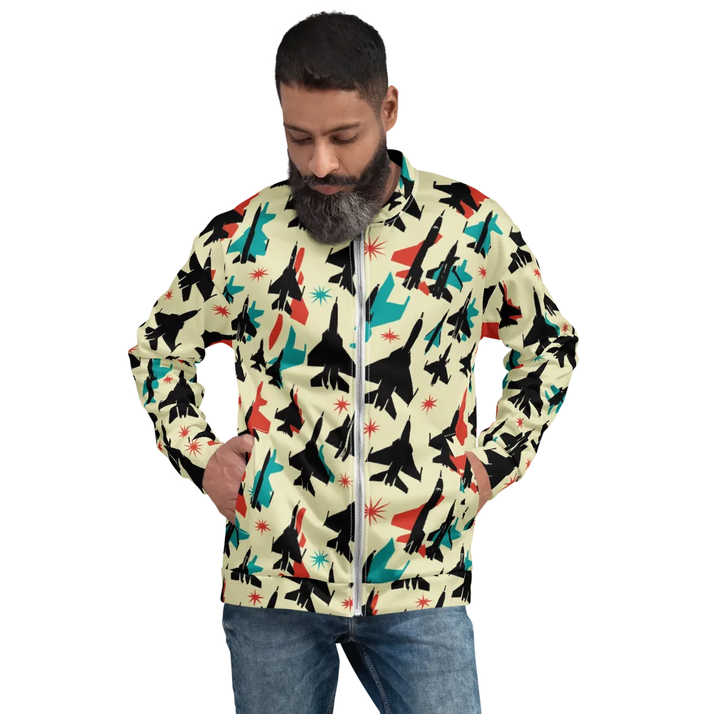 Jetstream Pop on Bomber Jacket — Front