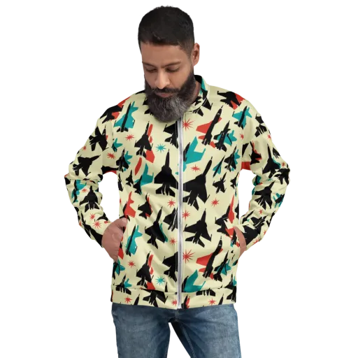 Jetstream Pop on a Bomber Jacket