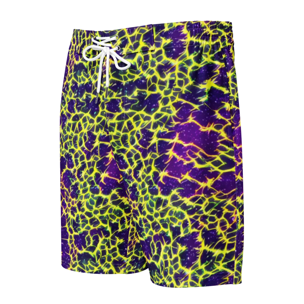 Neon Thornfield on Men's Board Shorts — Front