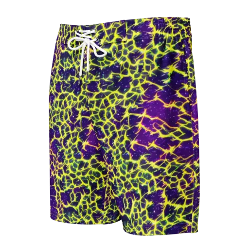 Neon Thornfield on a Men's Board Shorts