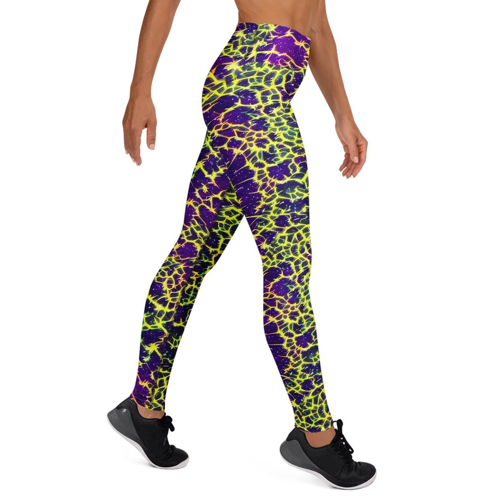 Neon Thornfield on Yoga Leggings — Right