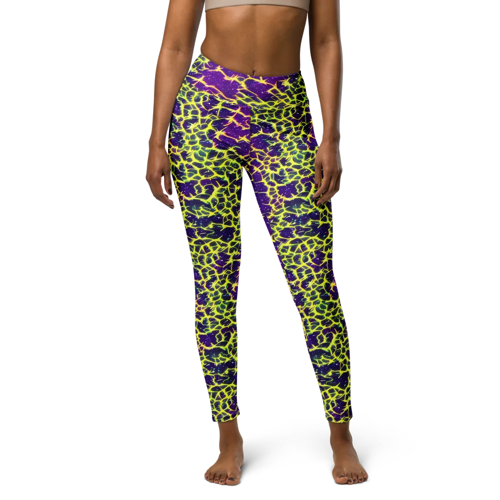 Neon Thornfield on Yoga Leggings — Front
