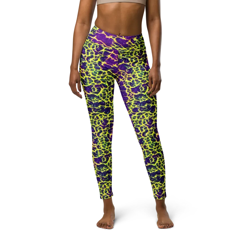 Neon Thornfield on Yoga Leggings — Front